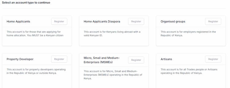 boma yangu registration